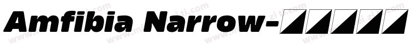 Amfibia Narrow字体转换